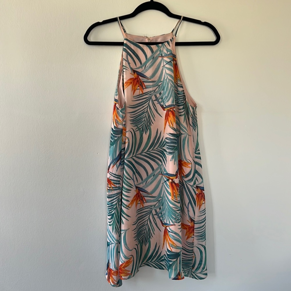 Floral Hawaiian Print Dress
